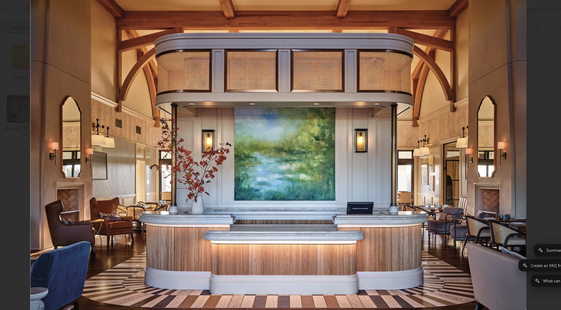 Brickwood Restaurant, bar, and terrace at Edgewater