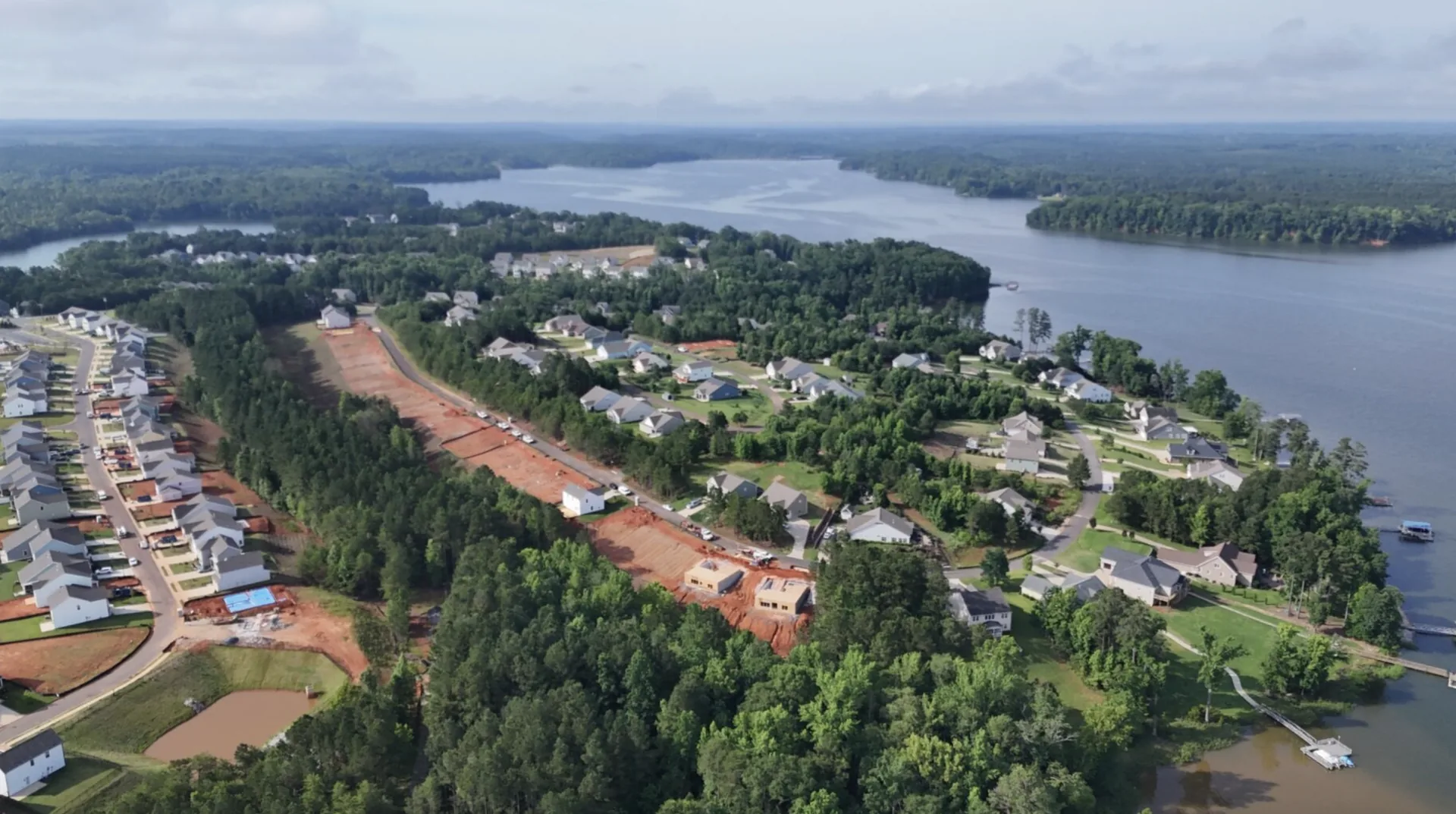 Basement-eligible lots overlooking the Catawba River lakes
