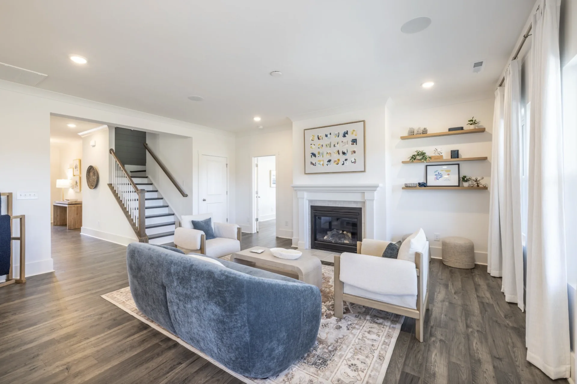 Open great room in the Montcrest 1755
