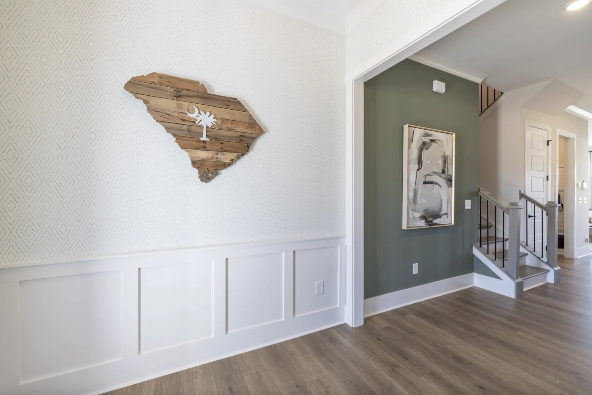 Entry foyer of the Winslow floor plan