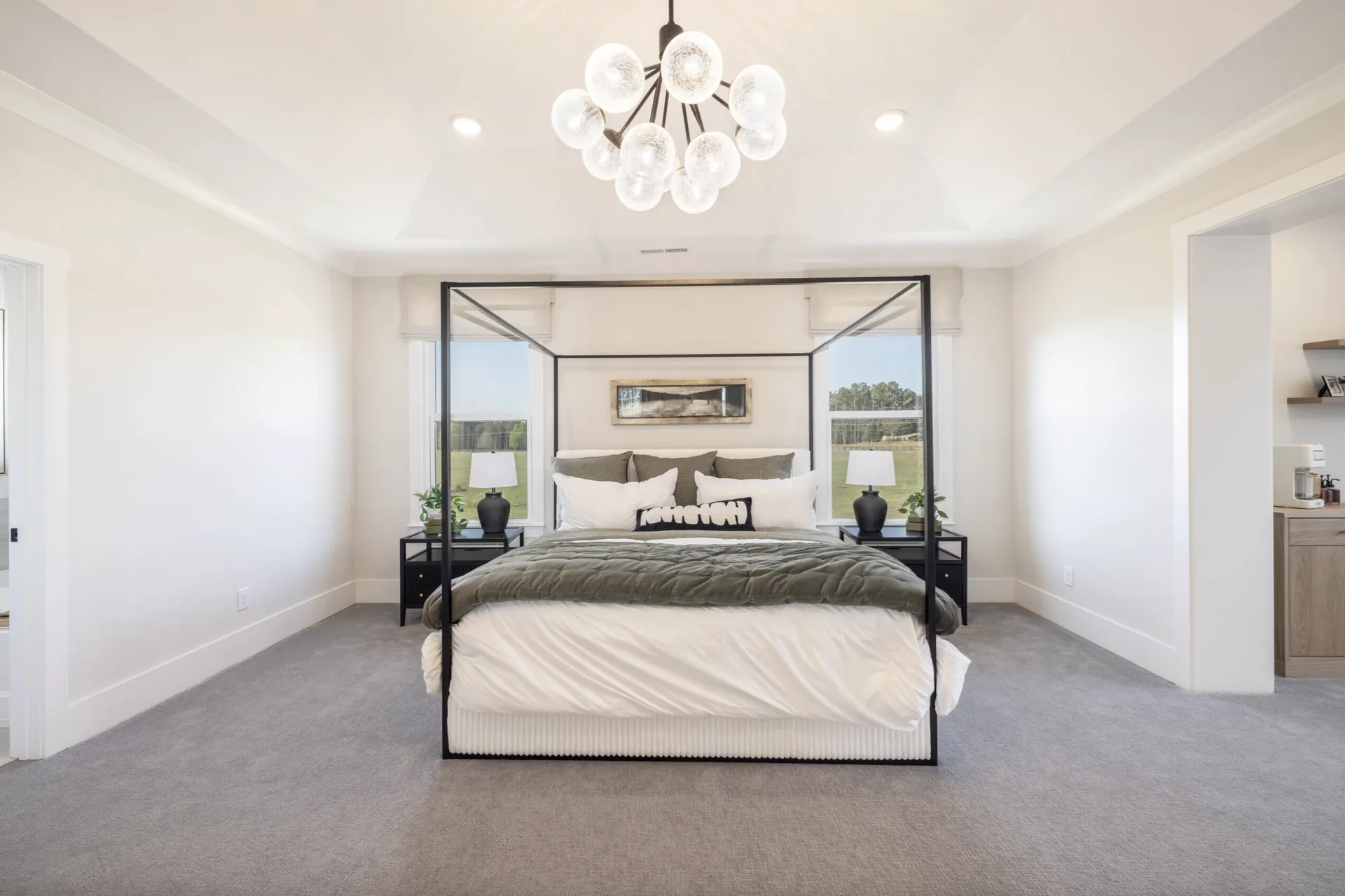 Primary suite and sitting room in the Winslow